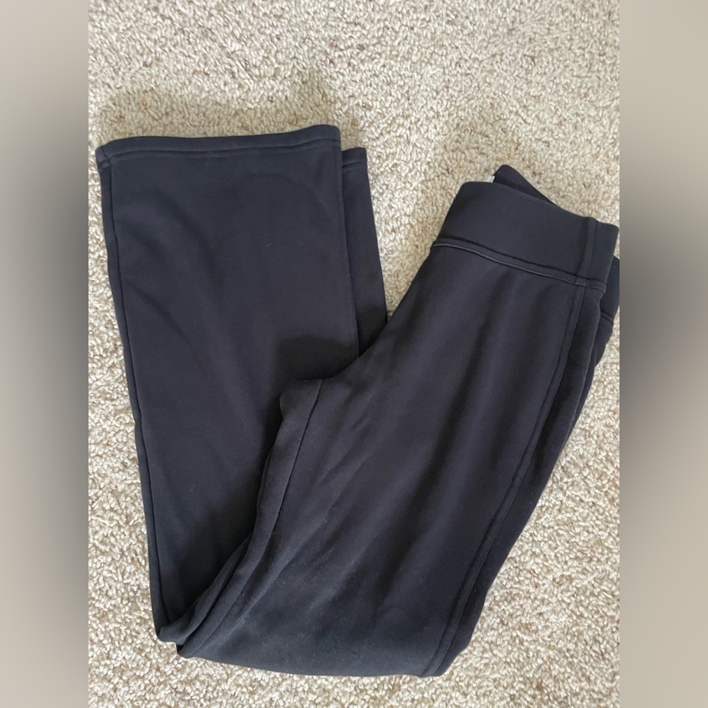 Lands' End Flared Black Serious Sweats